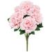 Set of 2 Light Pink Artificial Grand Rose Flower Stem Bush Bouquet 22in - 22" L x 12" W x 12" DP