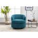 Swivel Barrel Chair, Comfy Round Accent Sofa Chair for Living Room, 360 Degree Swivel Barrel Club Chair, Leisure Arm Chair