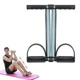 Dual Spring Sit Up Pull Rope Elastic Tension Fitness Foot Pedal Sit Up Equipment for Abdominal Leg Exerciser Tummy Trimmer Sport Fitness Slimming Training Bodybuilding at Home Gym