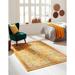 Rugs.com Calypso Collection Rug â€“ 2 x 3 Yellow Medium Rug Perfect For Entryways Kitchens Breakfast Nooks Accent Pieces