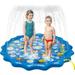 3-in-1 Splash Pad for Kids 67 Kiddie Pool Splash Pads for Toddlers 3-16 Summer Outdoor Water Spray â€œfrom A to Zâ€� Play Mat Wading Pool Inflatable Baby Kids Water Toys