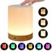 Gerich LED Rechargeable Dimming Night Light Bedside Room Table Desk 7-Color Touch Lamp