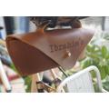 Personalized Leather Bike Saddle Bag With Tools & Puncture Repair Kit, Gift, Cycling Gift