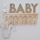 Baby Clothes Hangers||Wooden Hangers|Baby Shower Gift|Newborn To 24 Months|Clothes Dividers|Baby Clothes|Wardrobe Hangers|Organising