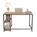 17 Stories Alwick Desk Wood/Metal in Black | 29.61 H x 47.24 W x 23.62 D in | Wayfair 586E7A88D4FF4E8D9B91E15AE7B85614