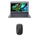 Acer Aspire 5 (A515-57-7757) Laptop | 15,6 FHD Display | Intel Core i7-1255U | 16 GB RAM Intel Iris Xe Graphics | Windows 11 | QWERTZ Tastatur | grau + Vero Maus AMR020 - Maus kabellos schwarz