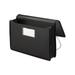 Smead Poly Premium Wallets 5.25 Expansion 1 Section Elastic Cord Closure Legal Size Black | Order of 1 Each