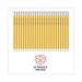 Universal #2 Pre-Sharpened Woodcase Pencil Hb (#2) Black Lead Yellow Barrel 24/pack | Order of 1 Pack