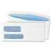 Quality Park Double Window Security Envelope - Security - #10 [9.50 X 4.12 ] - 24 Lb - Gummed - 500/box - White (QUA24550)