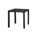 Tcbosik Outdoor Metal Side Table Black Patio End Table Weather Resistant Morden Side Table for Patio Pool Porch