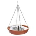 GYZEE Hanging Bird Bath Diameter 30.5 cm Solar Fountain Garden Bird Bath Round Float