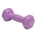 Light Purple 2 lb. Vinyl Dumbbell