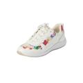 Wide Width Women's CV Sport Jolee Sneaker by Comfortview in White Tie Dye (Size 7 1/2 W)