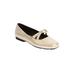 Extra Wide Width Women's The Emili Ballet Flat by Comfortview in Gold (Size 7 WW)