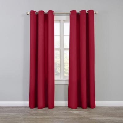 Wide Width BH Studio Microfiber Grommet Panel by BH Studio in Garnet (Size 50