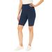 Plus Size Women's Pocket Bike Short by Woman Within in Navy (Size 3X)