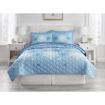 BH Studio Reversible Quilt by BH Studio in Snowflake (Size TWIN)