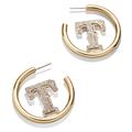 BaubleBar Texas Rangers Hoops Earrings