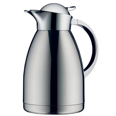 alfi FN345 1 1/2 liter Vacuum Thermal Carafe - Stainless Steel Body w/ Plastic Handle, Silver