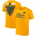 Men's Fanatics Branded Gold Denver Nuggets 2023 NBA Finals Champions Close Out Jersey Roster T-Shirt