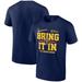 Men's Fanatics Branded Navy Denver Nuggets 2023 NBA Finals Champions Hometown Originals Half Court T-Shirt