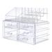 Desktop makeup organizer Jewelry Makeup Cosmetic Storage Organizer Beauty Cosmetic Drawer Container Case