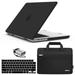 IBENZER Case for MacBook Pro 16 Inch 2024 2023 M3 A2991 M2 A2780 M1 A2485 Pro Max (2024-2021) Hard Shell Case & Sleeve & Keyboard Cover & Type-C for Mac Pro 16 Black T16X-BK+3