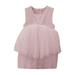 ZRBYWB Toddler Girls Dress Children Crew Neck Sleeveless Princess Dress Lace Puffy Dresses Party Wedding Prom Dresses Summer Clothes