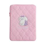 Lomubue 10.4/11-inch Laptop Sleeve Zipper Closure Wear-resistant Drop-proof Shock-resistant Cartoon Storage Easy to Store Cute Laptop Sleeves Carrying Case for iPad