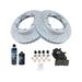 1988-2000 Chevrolet K3500 Front Brake Pad and Rotor Kit - TRQ