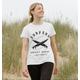 Women's SAS 90's Surfer T-shirt Size: 12 Mustard Certified Organic Cotton Printed T-shirt