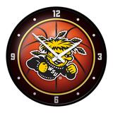 Orange Wichita State Shockers Basketball Modern Disc Wall Clock