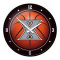 Orange Xavier Musketeers Basketball Modern Disc Wall Clock