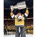 Jack Eichel Vegas Golden Knights Unsigned 2023 Stanley Cup Champions Raising Photograph