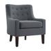 Riley Fabric Upholstered Tufted Accent Chair