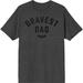 Unisex Charcoal Batman Bravest Dad T-Shirt