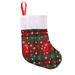 Fashion Jewelry Christmas Stockings Gift Bag Candy Sock Bags Snowflake Socks Plaid Burlap Holder Tree Decor Vintage Wedding Cake Chandelier