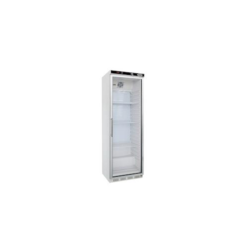 Flaschenkühlschrank mit 1 Glastür Getränkekühlschrank Kühlschrank Gastro 350 L +2/8°C ISO 45mm