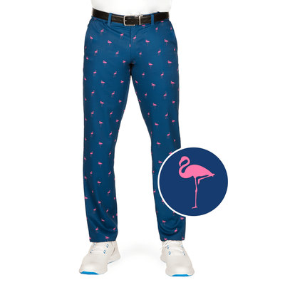 Men's Fairway Flamingo Disc Golf Pants