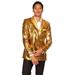 Men's Gold Sequin Blazer