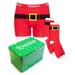 Men's Santa Claus Boxers & Socks Gift Set