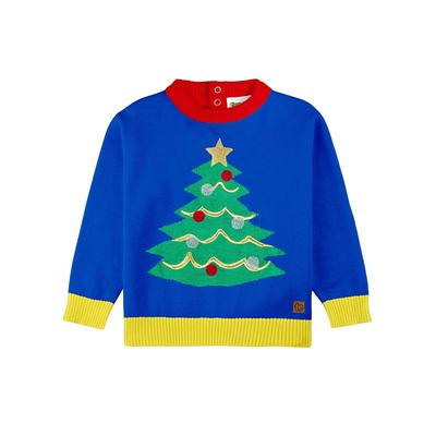 Toddler Boy's Tacky Christmas Tree Ugly Christmas Sweater