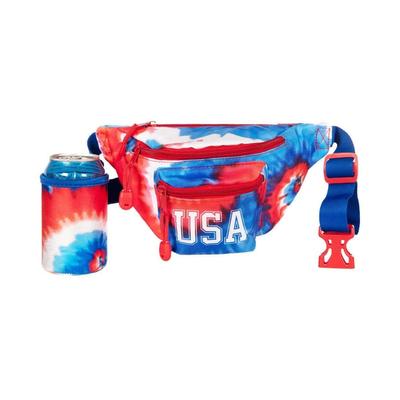 Tie Dye Fanny Pack with Drink Holder