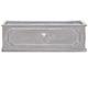 Round Wood Clayfibre - Lion Head trough Planter - Silver - 500 x 160 x 180 (H) mm