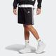 Shorts ADIDAS SPORTSWEAR "ESSENTIALS SINGLE JERSEY 3-STREIFEN" Gr. XXL, N-Gr, schwarz-weiß (black, white) Herren Hosen Shorts