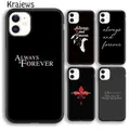 Krajews-Coque de téléphone The Vampire Diaries Always matchs Forever pour iPhone 15 SE2020 14 6 7
