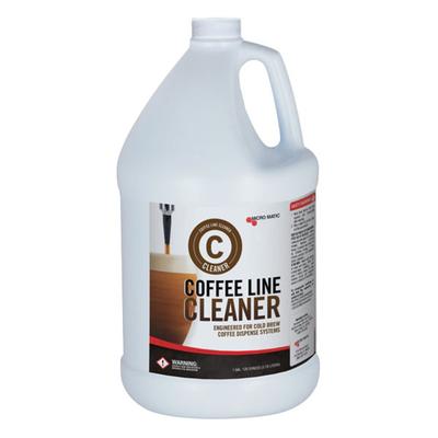 Micro Matic MM-C128 128 oz Coffee Line Cleaner, Premixed, Color indicator