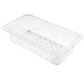 Cambro 33CLRCW135 Camwear Colander - 1/3 Size, 3"D, Clear