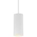 Pilson 4 1/2" Wide Matte White LED Mini Pendant