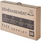 Pack And Move - Kit de déménagement - 2 rouleaux films à bulles 0,5x5M - 10 cartons 54L 60x30x30cm